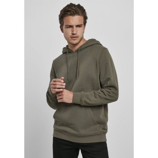Urban Classics Hooded Sweatshirt Organic Basic Verde L Homem