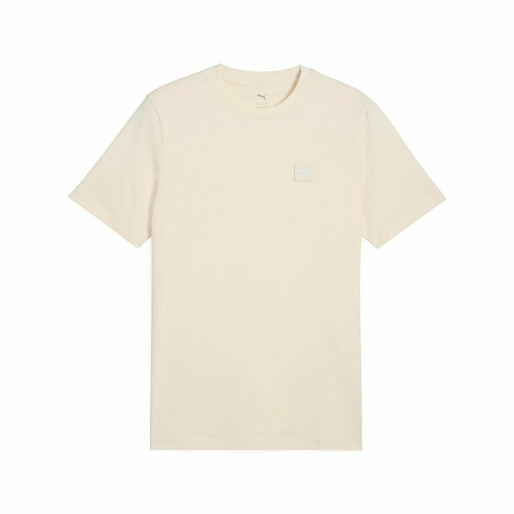 PUMA<br>Camiseta de manga curta com logotipo quadrado bordado