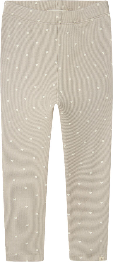 Lil' Atelier NMFGAGO SLIM LEGGING LIL NOOS Gray morn/heart