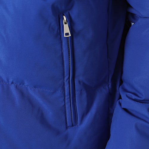 Doudoune Capuche Bleu Roi