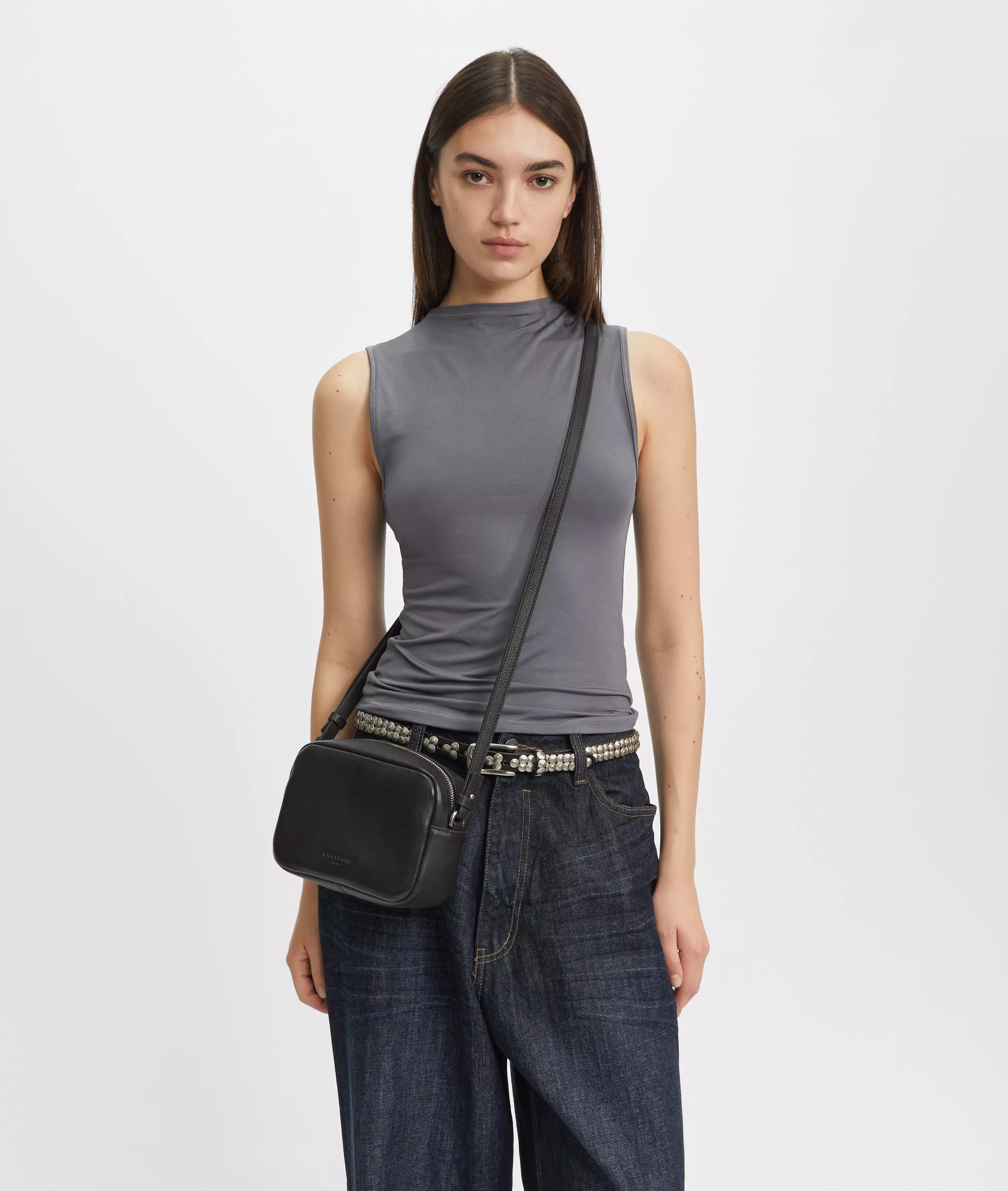 Crossbody Handy shoulder bag made from cowhide leather
