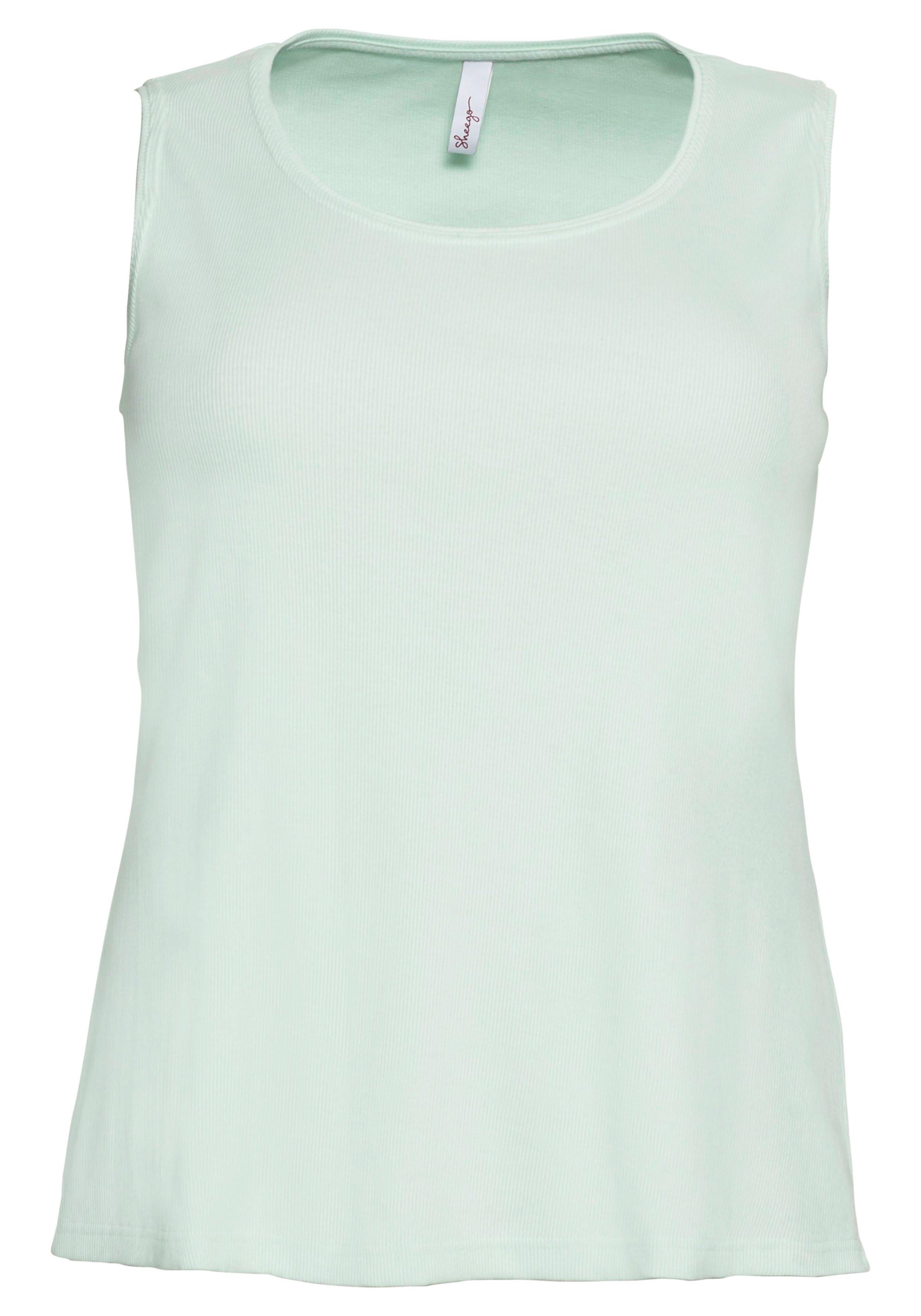 Tanktop in Ripp-Qualität mit Rundhalsausschnitt