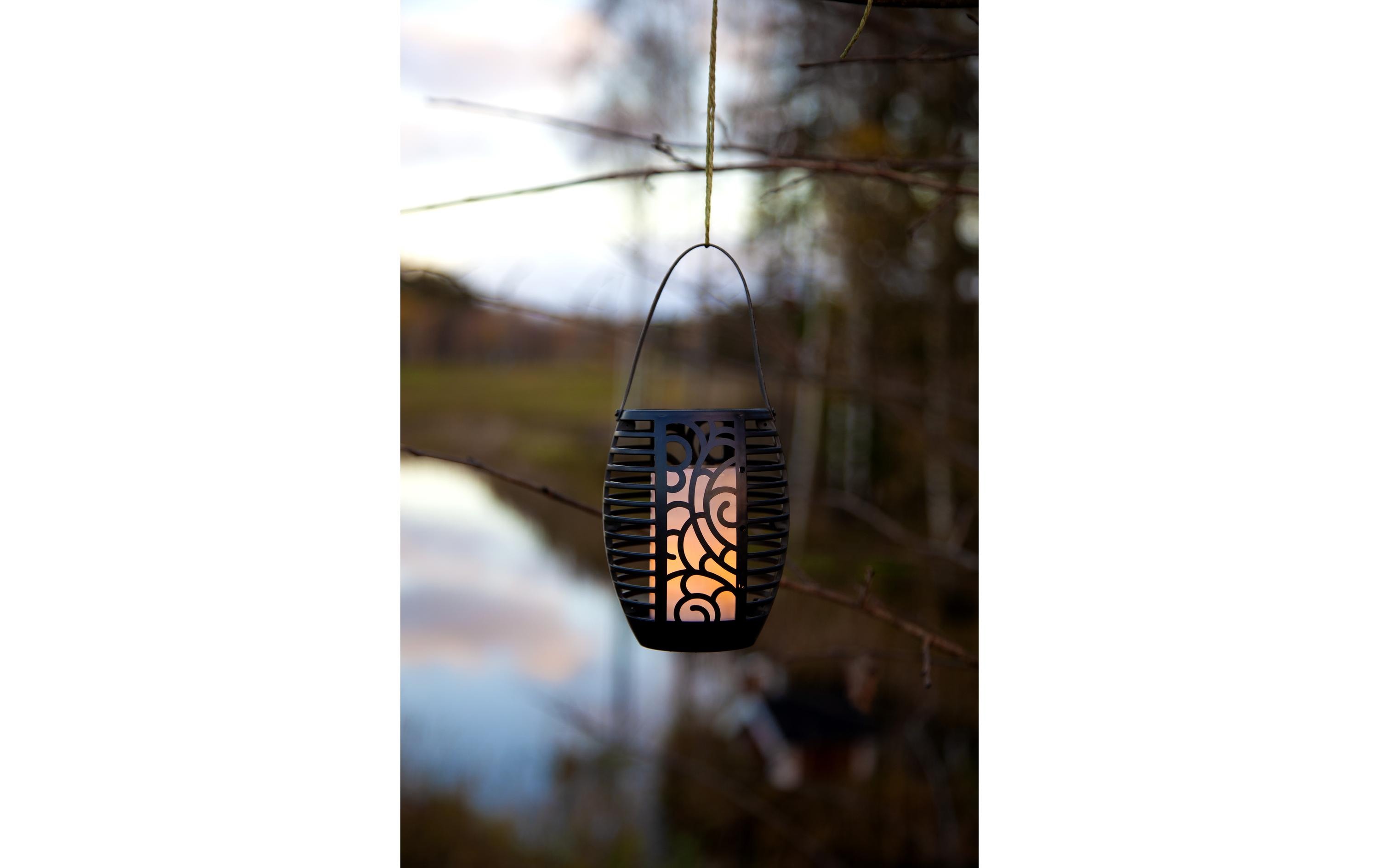 Gartenlicht Solar Flame, SchwarzSolar Fackel mit Kerzeneffekt