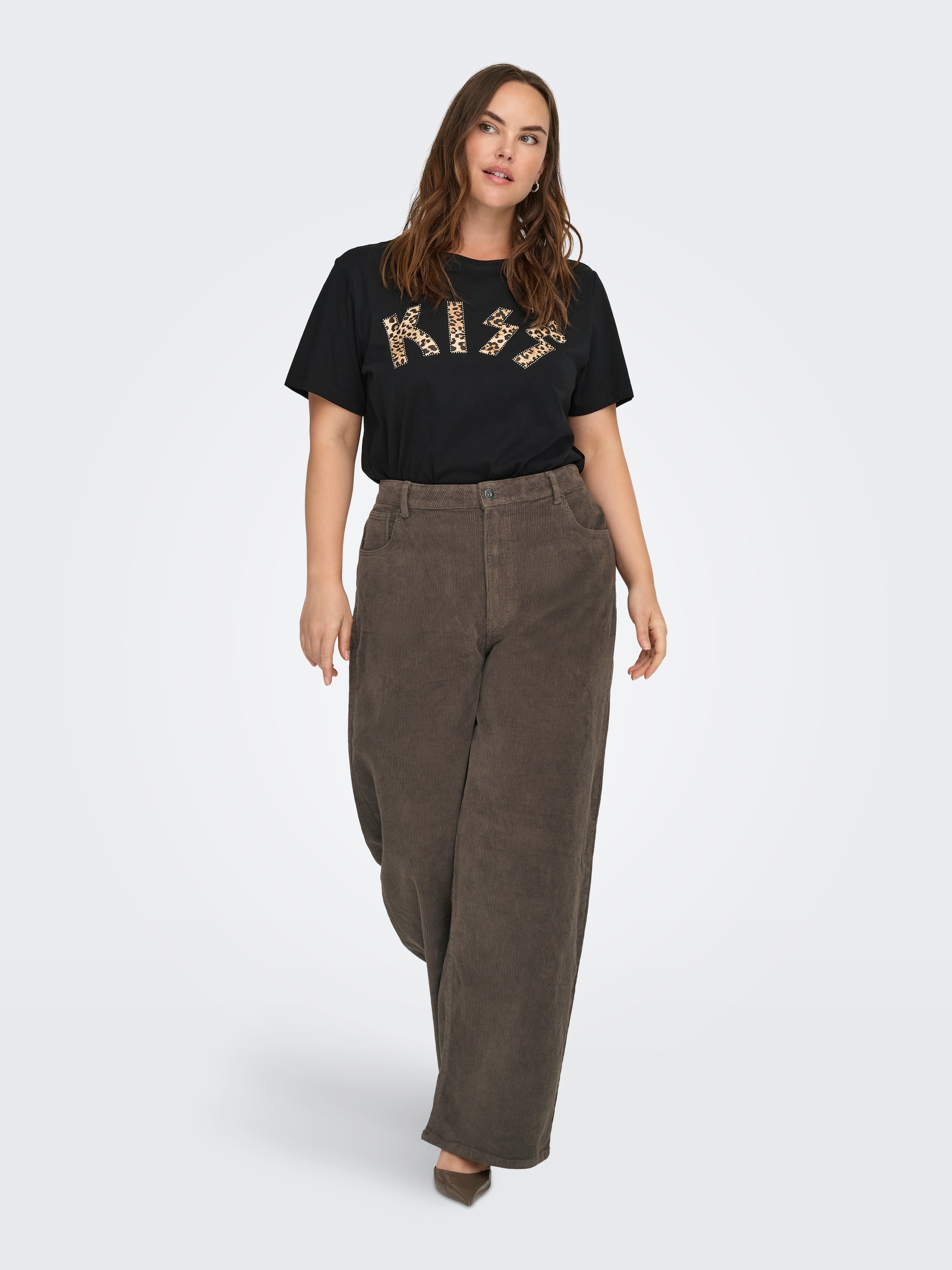 ONLY CARMAKOMA Cordhose »CARHOPE GLOBAL EX HW WIDE CORD PNT NOOS«