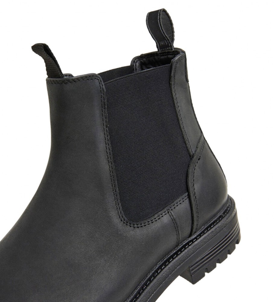 Botas de cano curto Pepe Jeans Logan Chelsea em couro preto