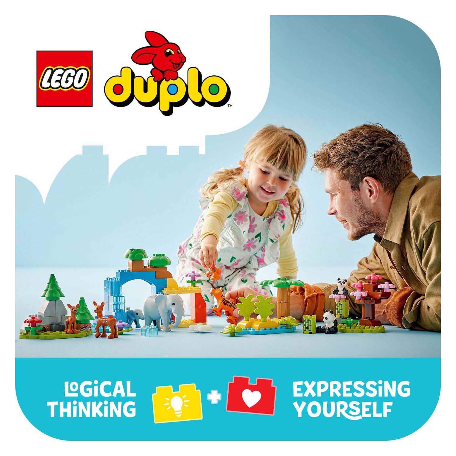 LEGO DUPLO Town 10446 3-In-1 Families van Wilde Dieren