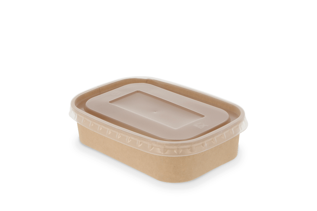 Maaltijdbak karton 500ml Kraft