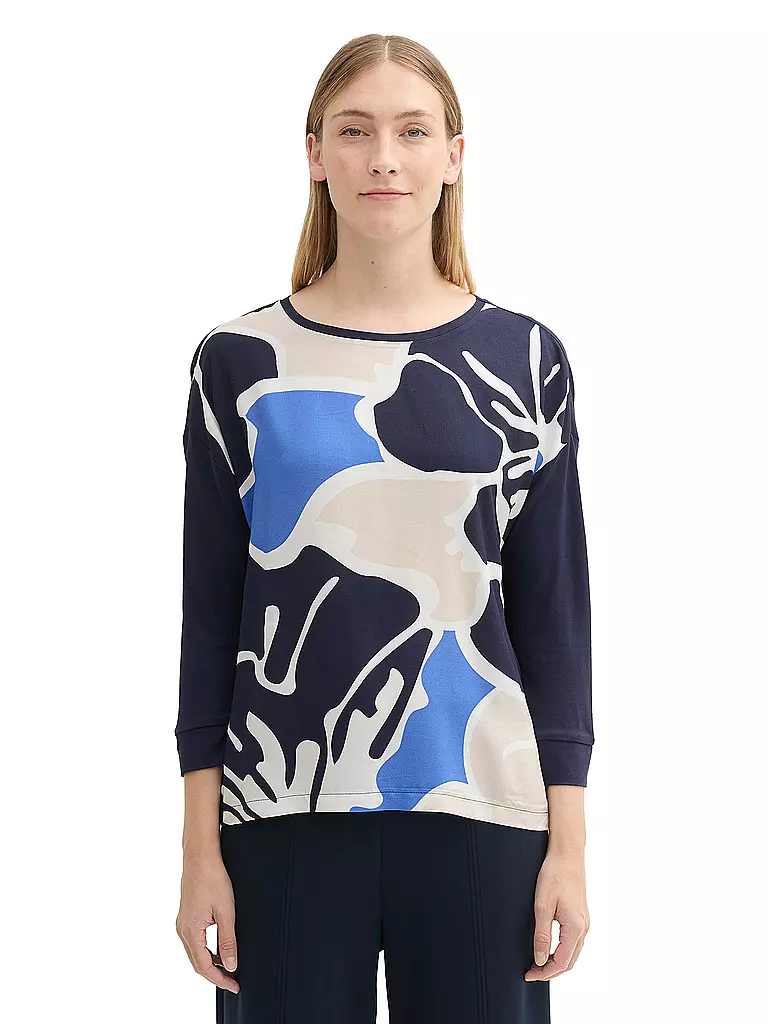 TOM TAILOR Langarmshirt blau