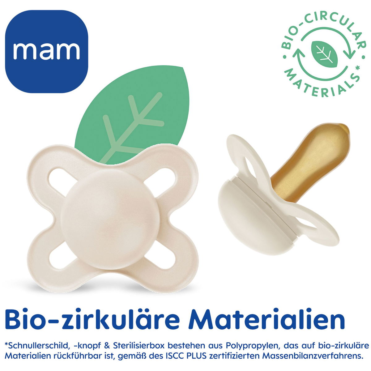 MAMMAM   Original Start Latex Schnuller blue