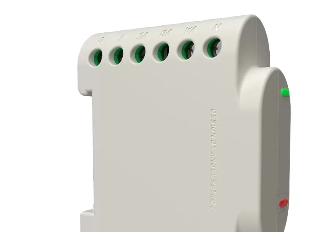 Shelly 3EM - Energimåler - effektmåler til 3-faser med kontrol - Wi-Fi - Hvid