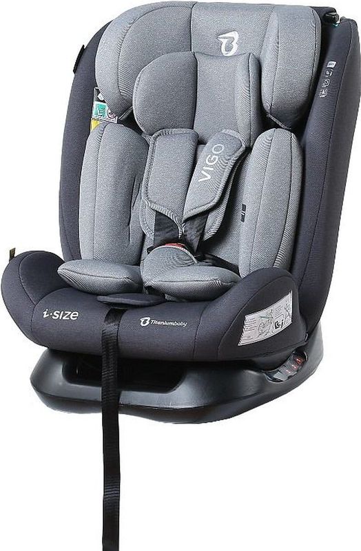 Titaniumbaby Vigo Grijs 40-150 cm i-Size Autostoel TB-5912