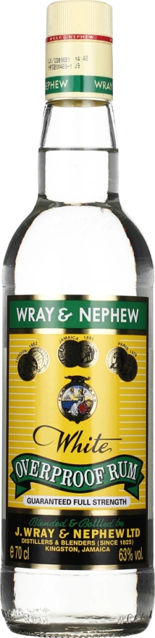 WRAY & NEPHEW OVERPROOF RUM 70CL