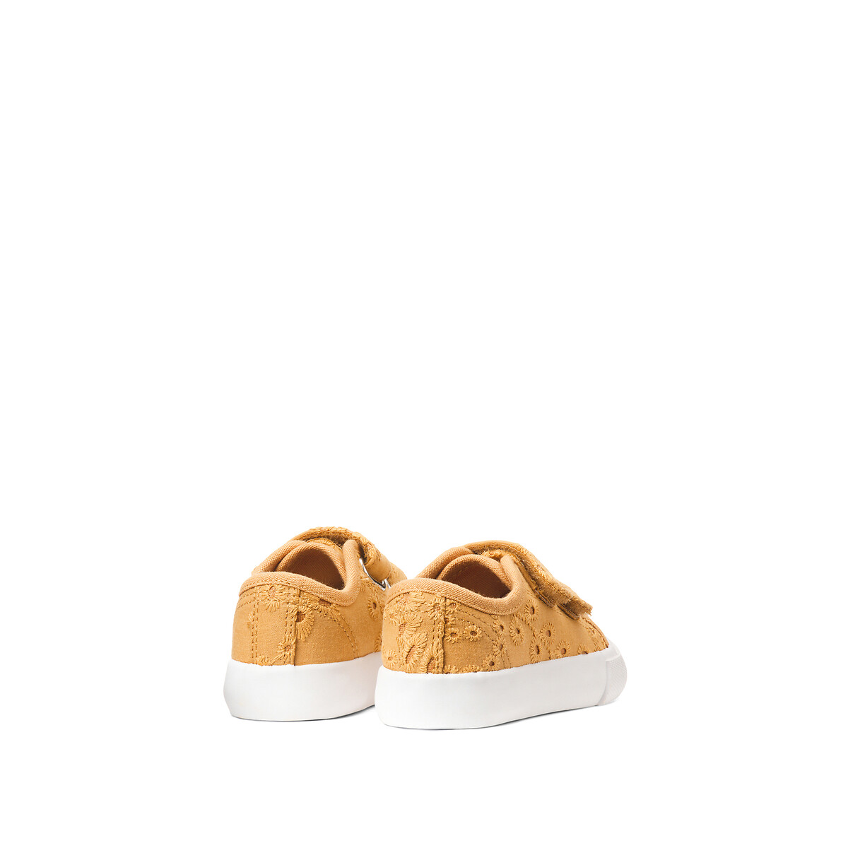 COLEÇÕES LA REDOUTE<br>Tênis de tecido com velcro e cadarço inglês