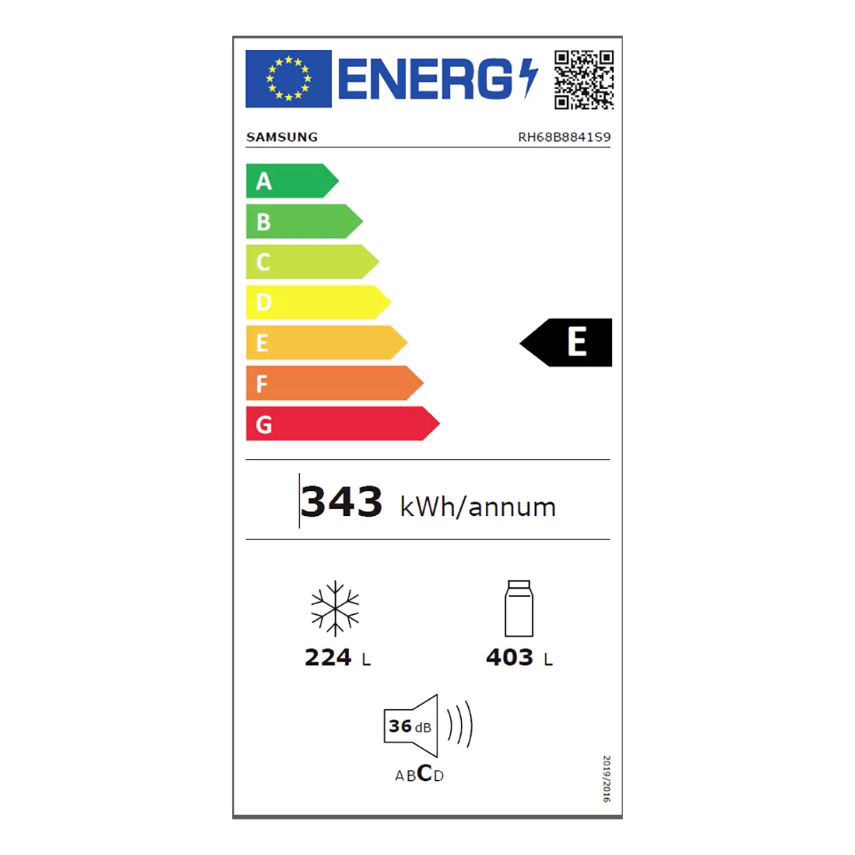 Samsung Food Center RH68B8841S9/WS Silber