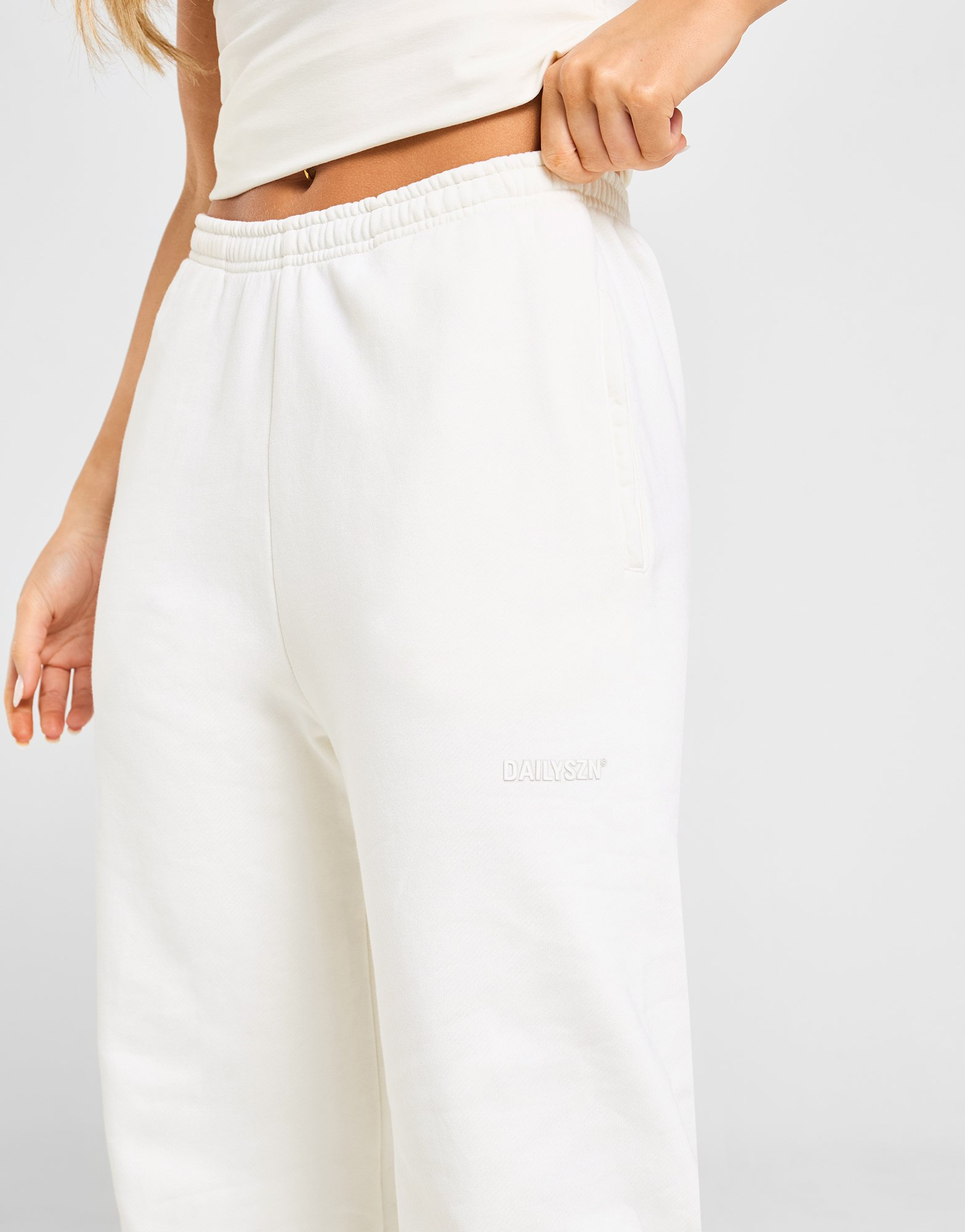 DAILYSZN Pantalon de jogging Wide Leg Femme