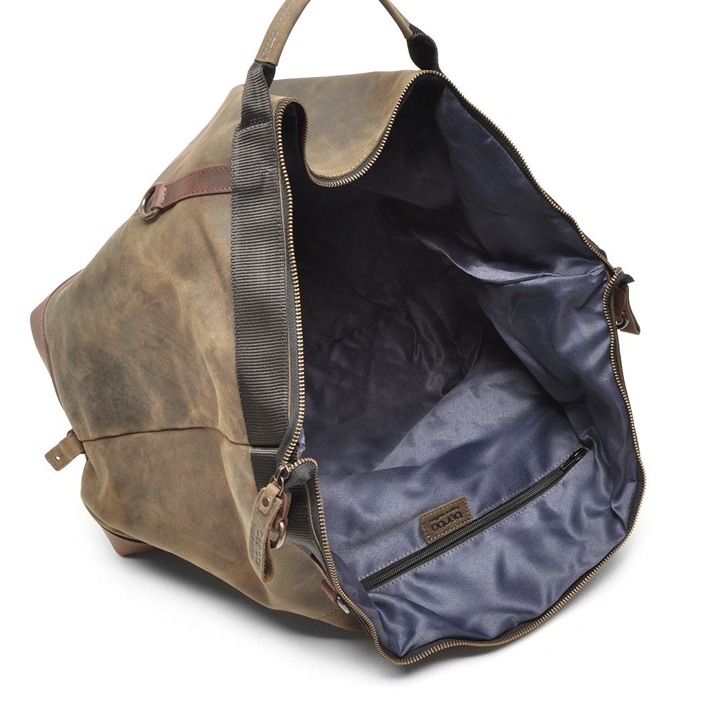 Berba Barbarossa Leren Weekender Reistas Military
