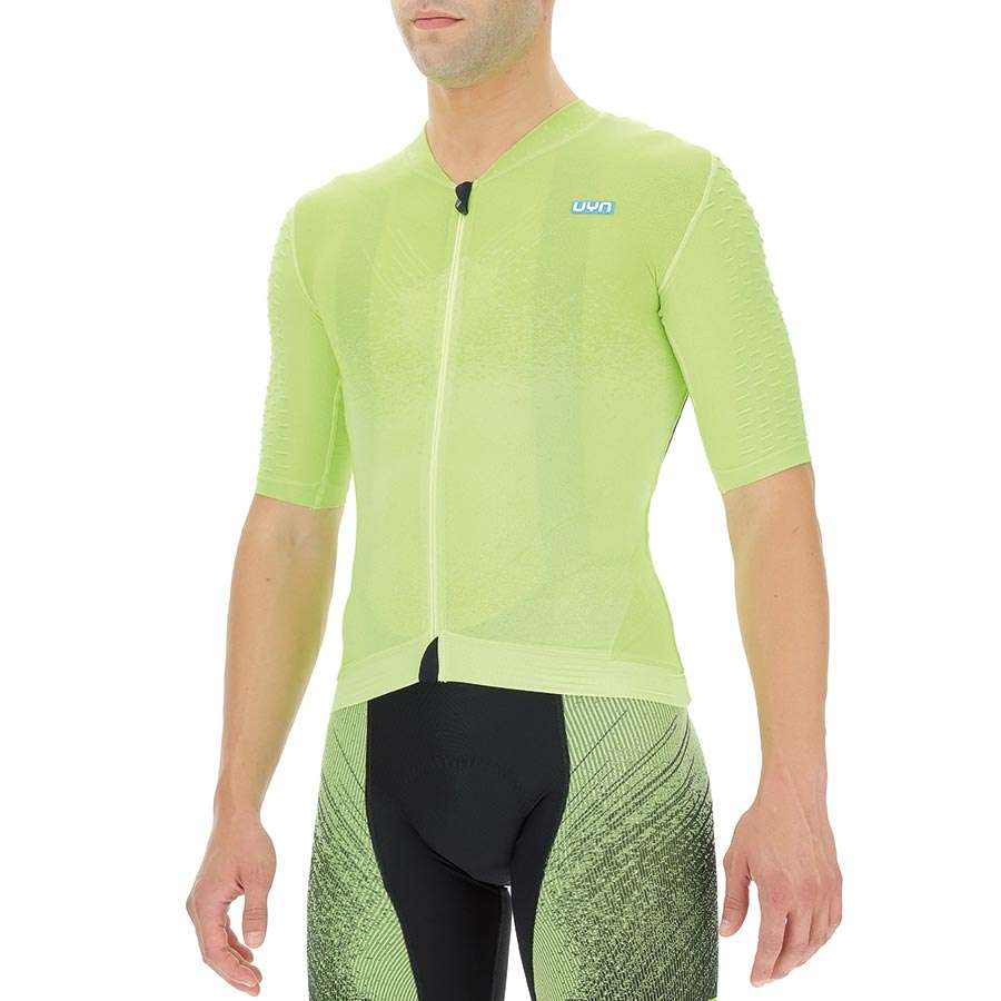 UYN Airwing Fietsshirt Korte Mouwen Geel/Zwart Heren