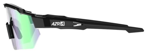 Lunettes AZR Kromic Race RX Noir / Ecran Photochromique Vert Irisé