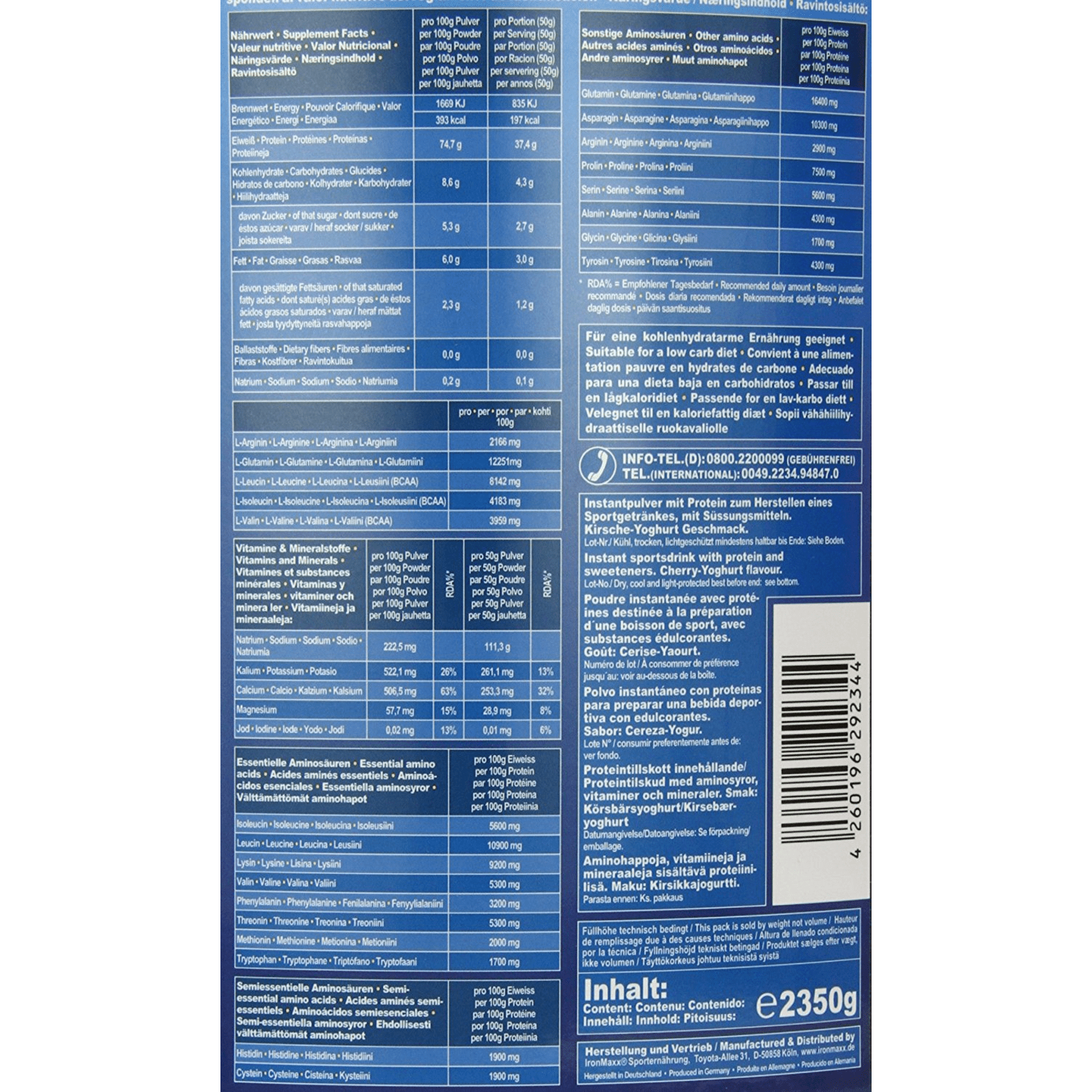 100% Whey Protein (2350g)