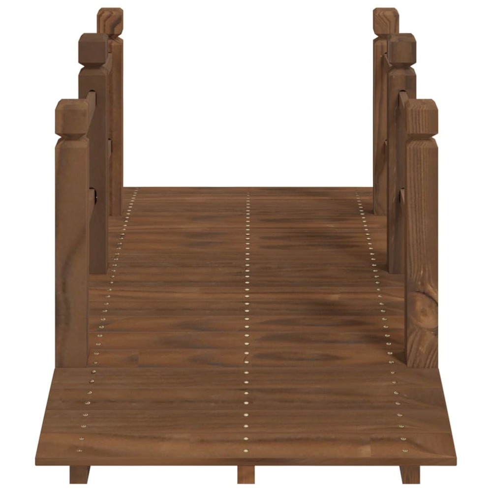 Pont de jardin avec garde-corps 150x67x56cm bois massif épicéa