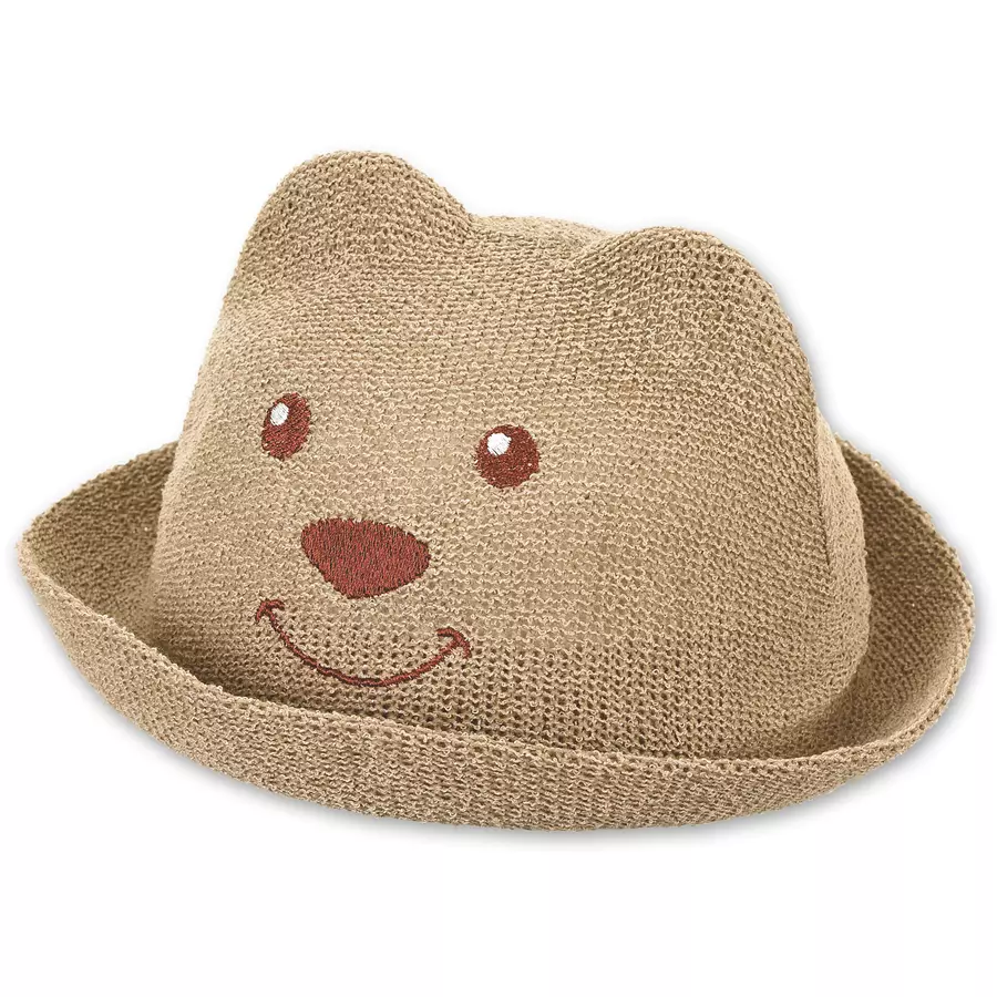 Sterntaler Strohhut Bär beige