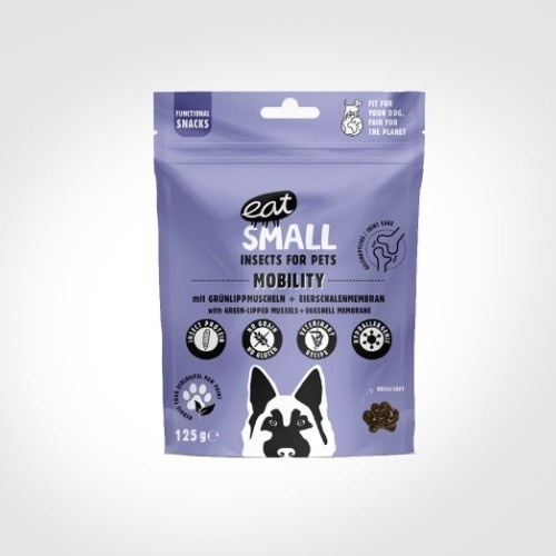 Petisco Eatsmall com proteína de inseto para cães