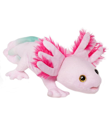 Living Nature Kuscheltier - 32x8 cm - Axolotl - Pink