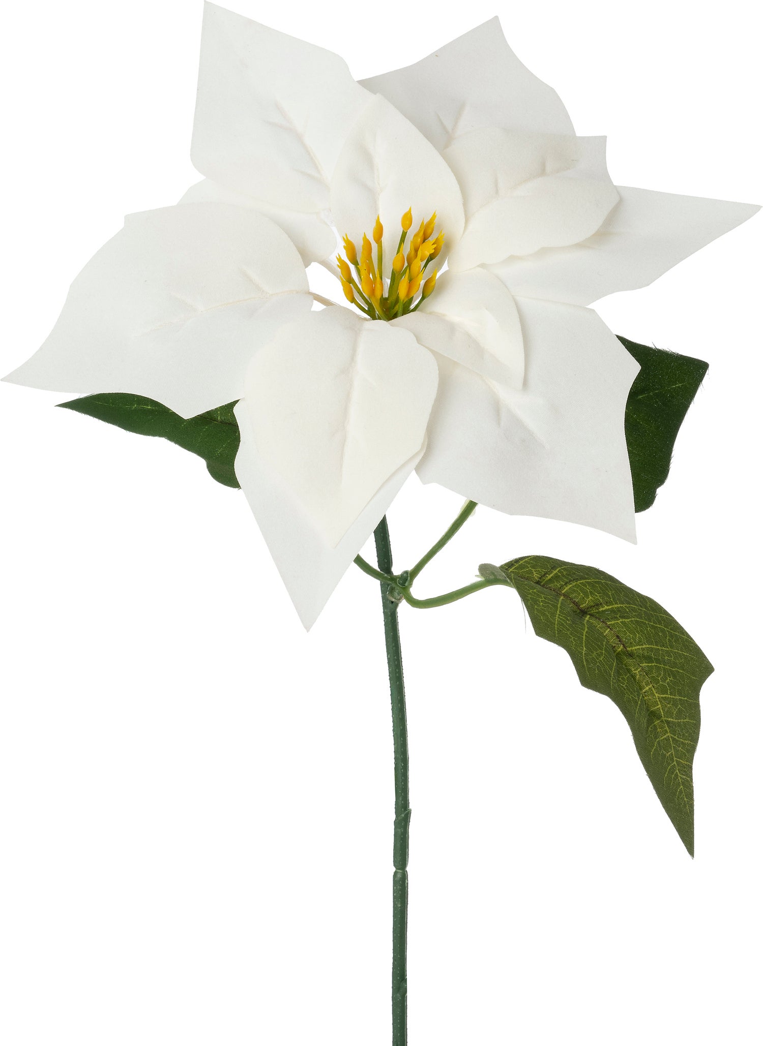 Intratuin kunstbloem Kerstster wit 20 cm