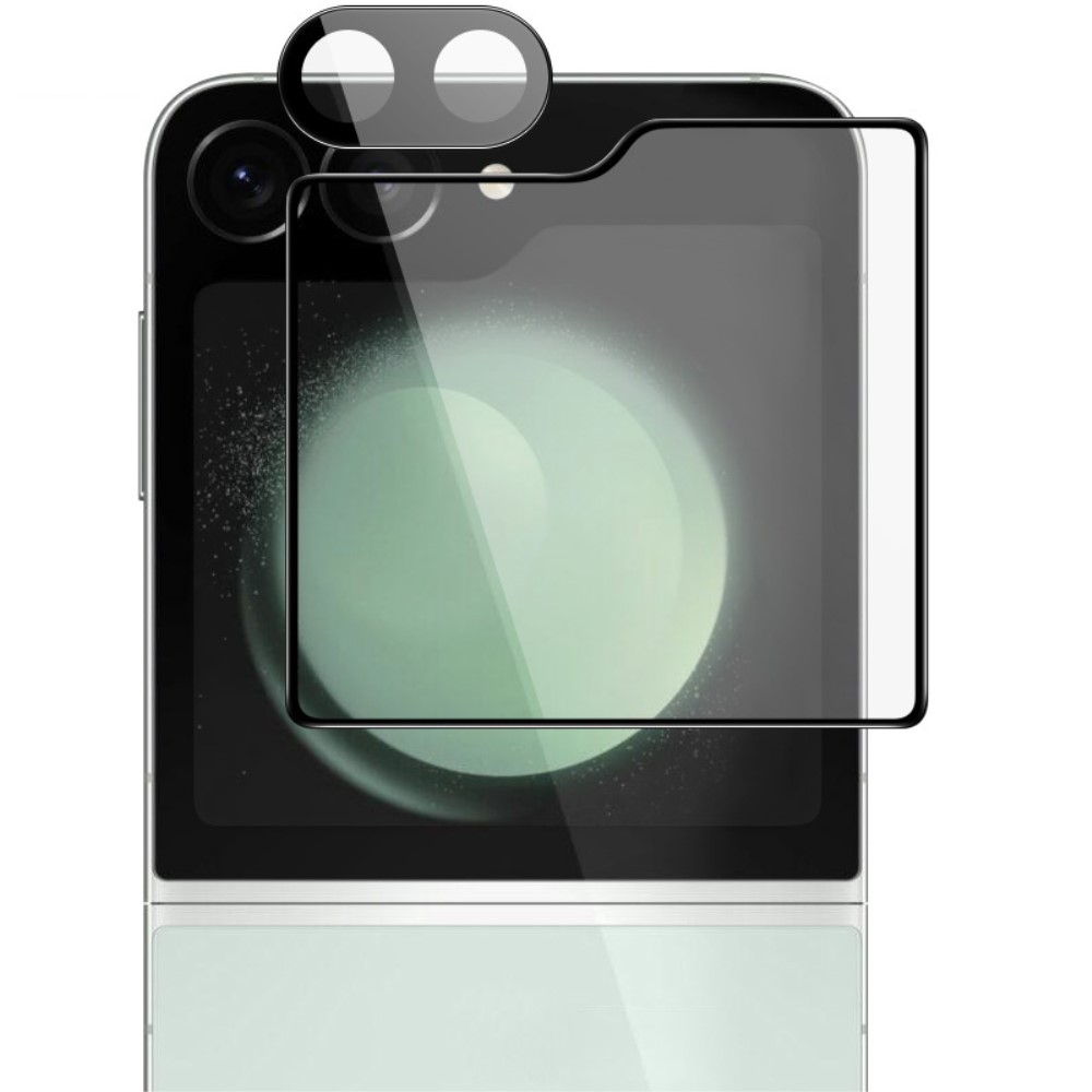 Samsung Galaxy Z Flip6 Kamera und Display Panzerglas Schutz