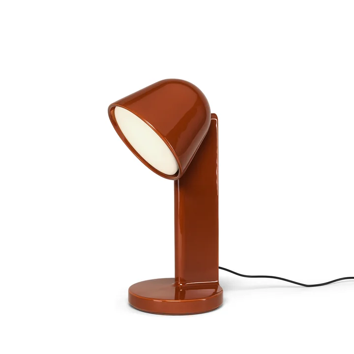 Flos - Céramique Down Tischleuchte, rust red