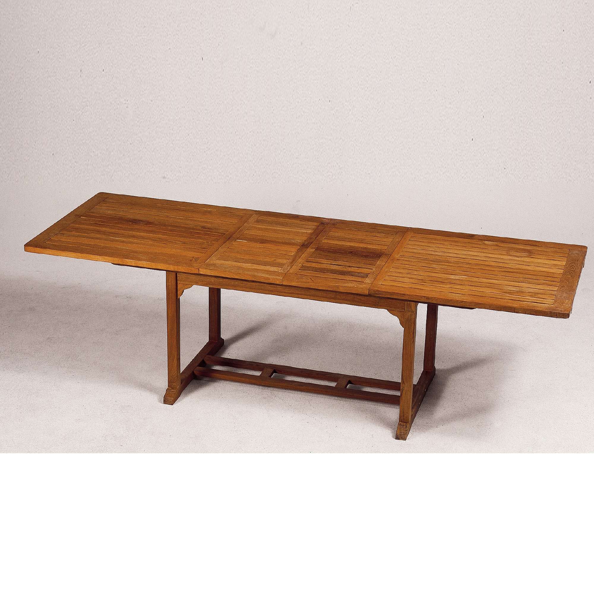 Auszieh-Gartentisch 'Trondheim' aus Teak, natur, B 176/256 cm, L 90 cm günstig bestellen