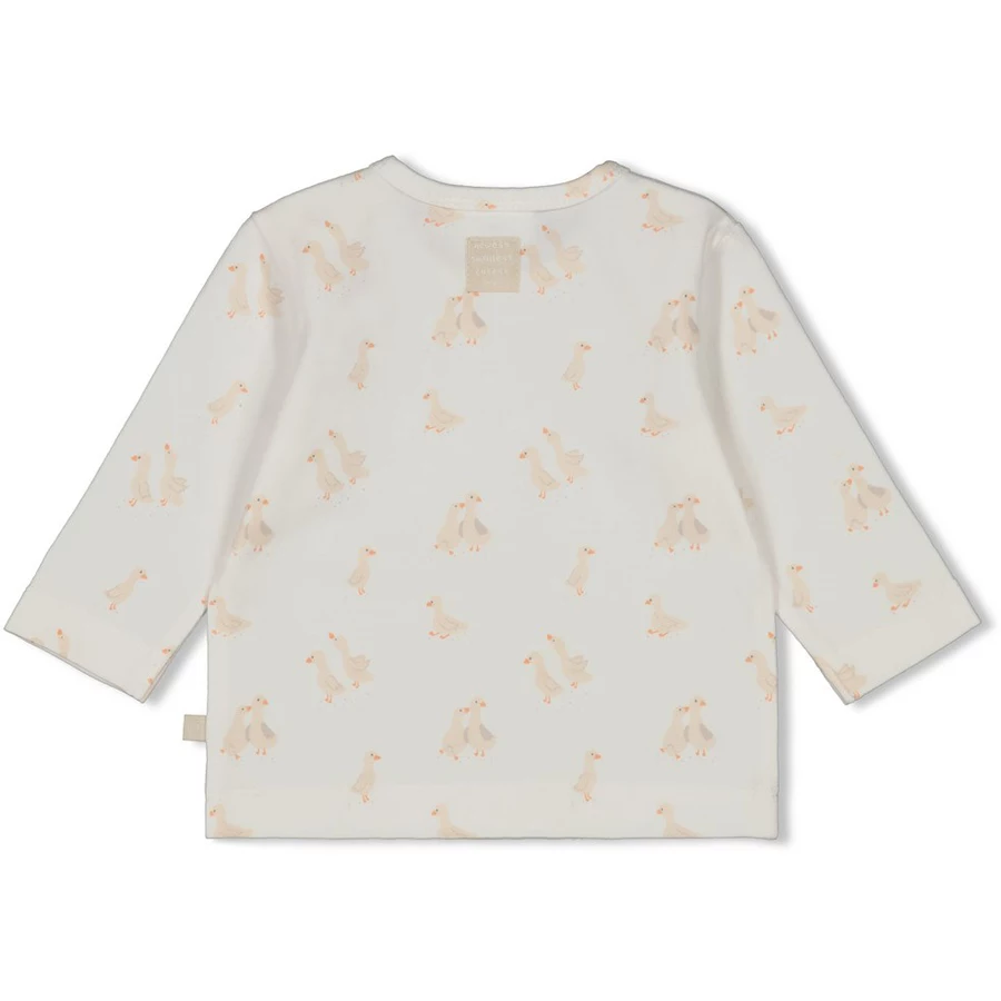 Feetje Langarmshirt AOP Little Duck Offwhite