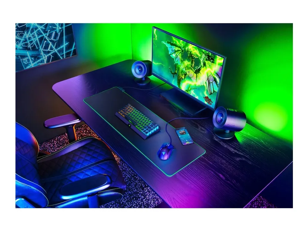 Razer Nommo V2 - Højttalersystem - til PC - 2.1-kanal - trådløs - Bluetooth - USB