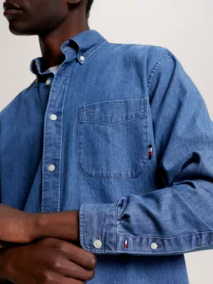 Camisa jeans de corte regular