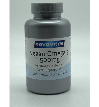 Nova Vitae Vegan Omega 3 500 Mg (100 vega capsules)