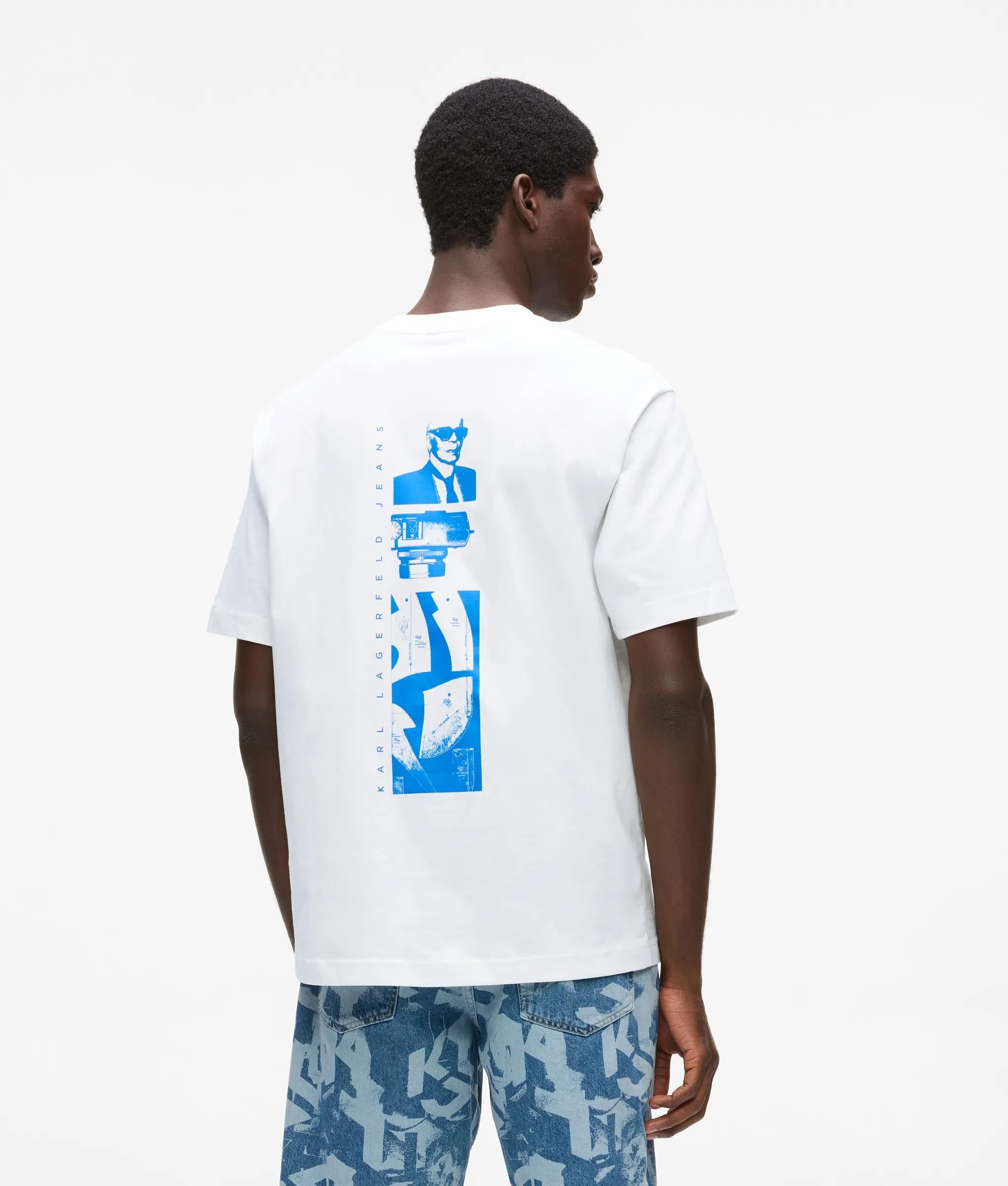 t-shirt met grafische Karl-opdruk