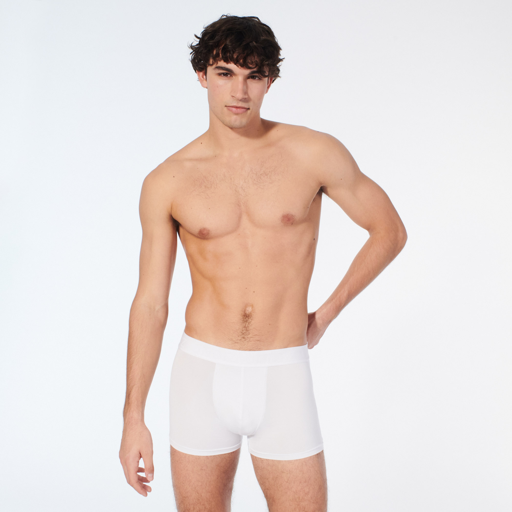 Boxer uni en microfibre