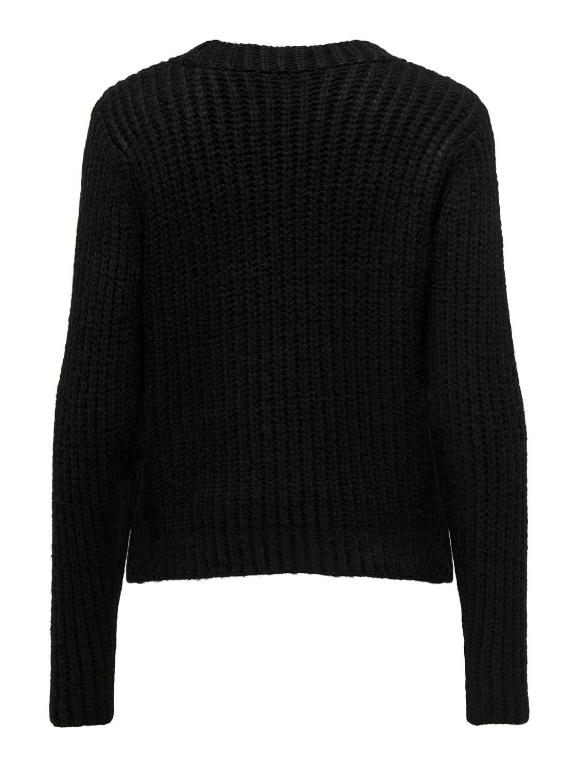 ONLRINGO Strickpullover Black
