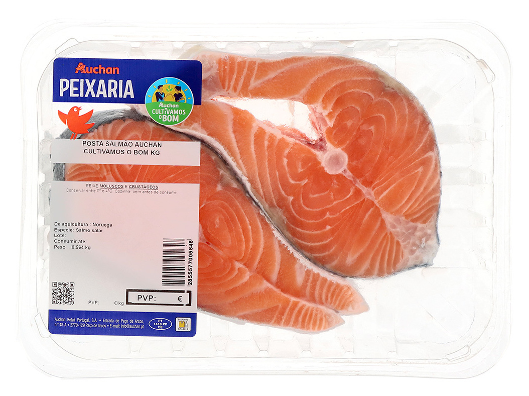 POSTA SALMÃO AUCHAN CULTIVAMOS O BOM KG