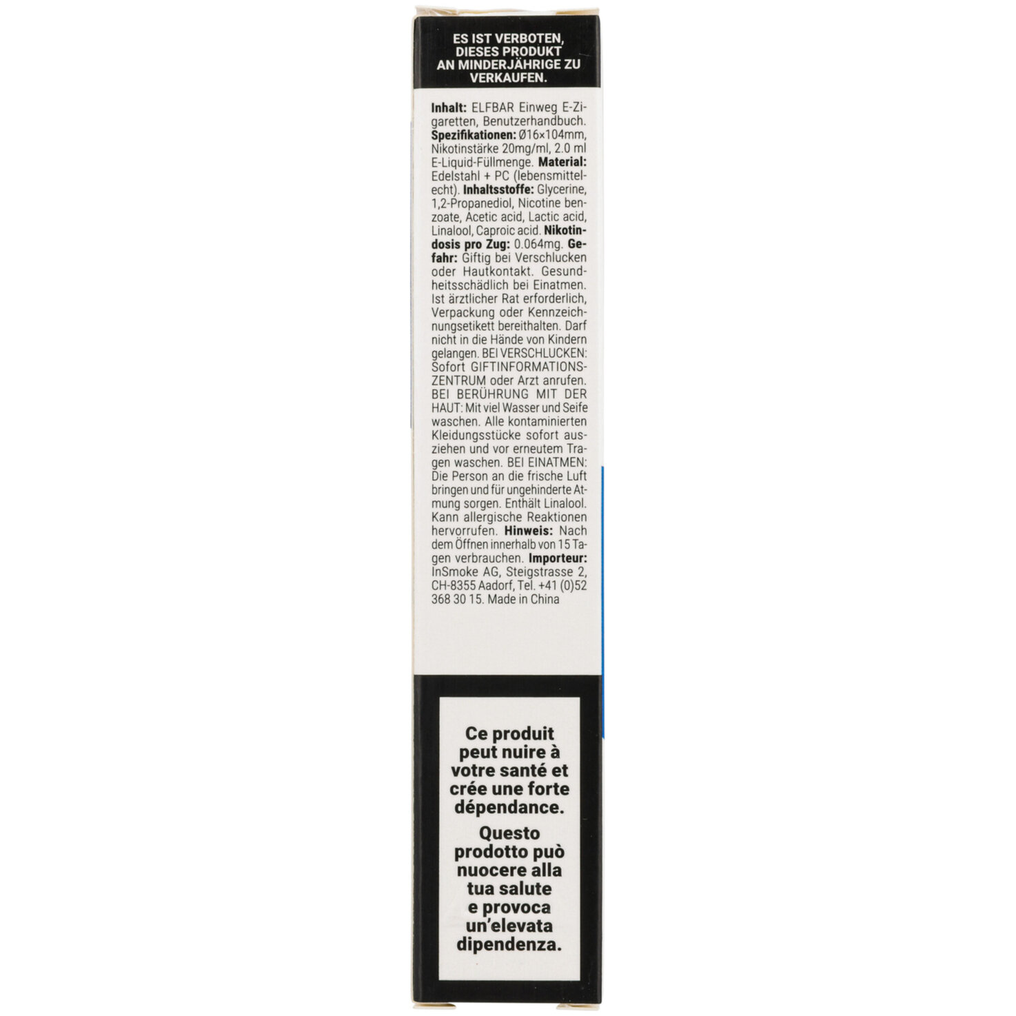 Elfbar 600 Blue Razz Lemonade