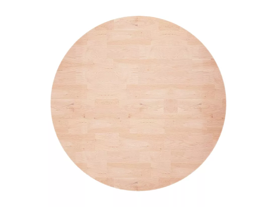 Table de bar Ø60x89,5 cm bois massif de chêne