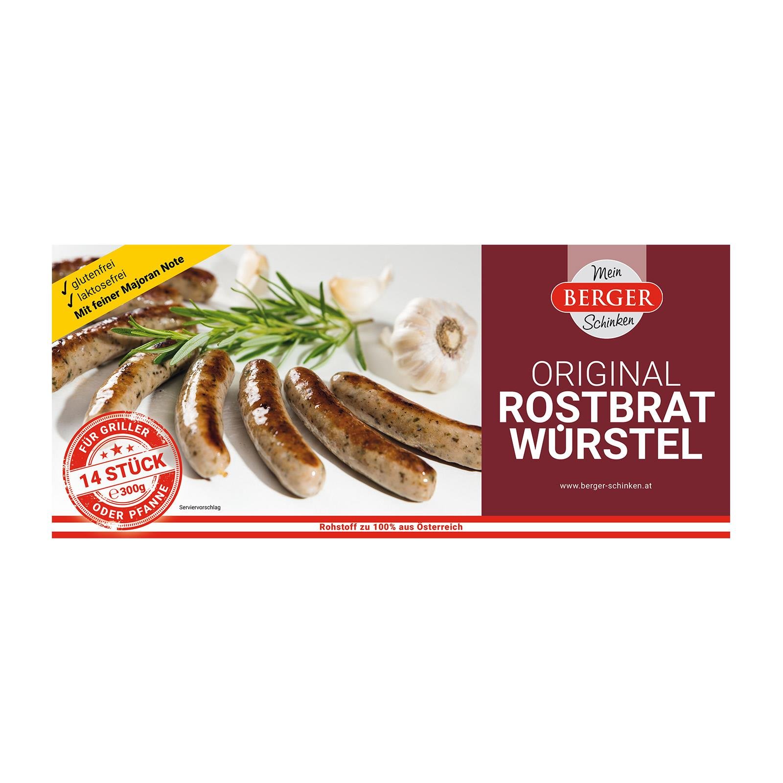 Berger Original Rostbratwürstel