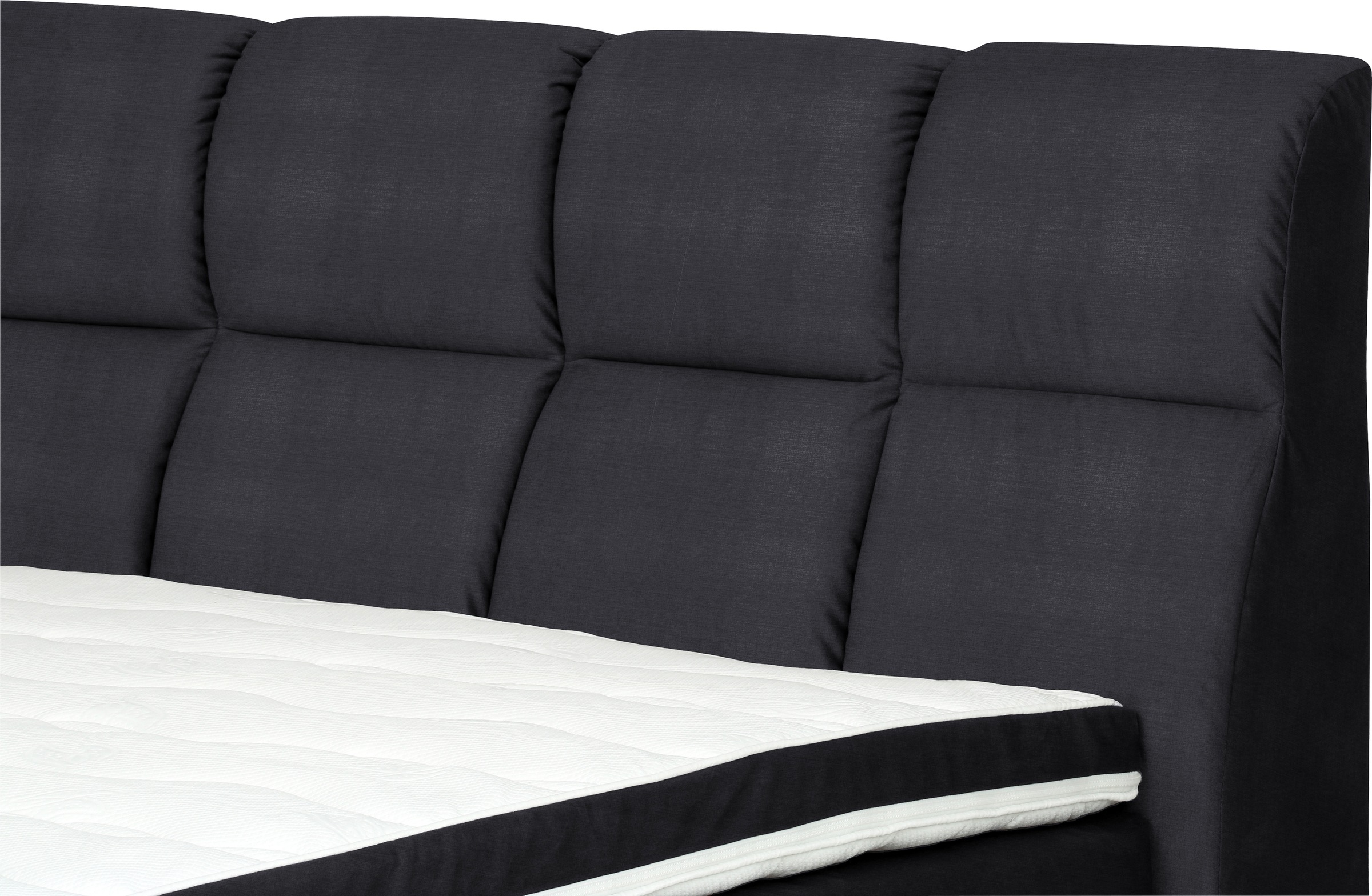 PLACES OF STYLE Boxspringbett »Paxton« Neue Toppervarianten!