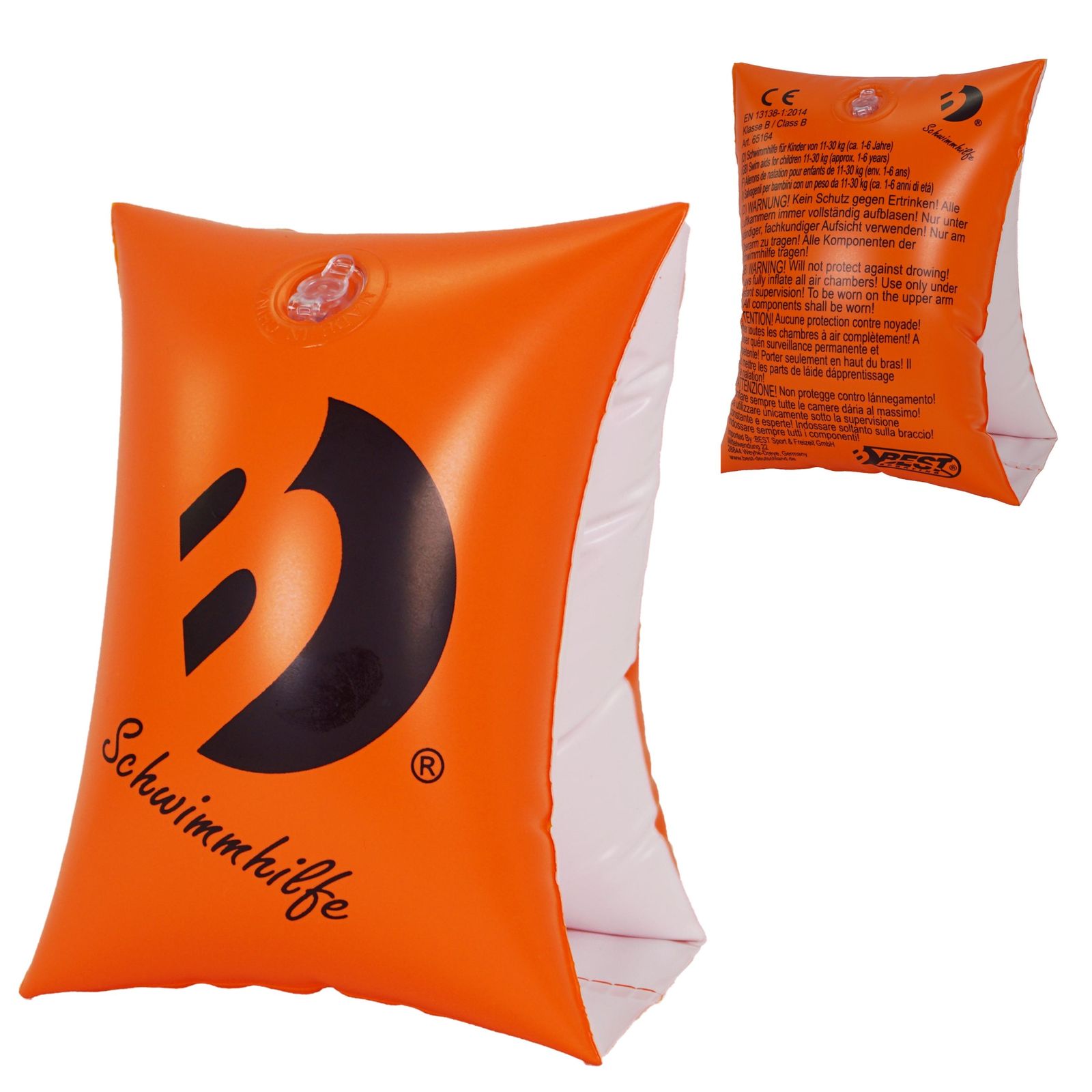 Best Sporting Schwimmflügel für Kinder von 11 bis 30 kg - Sicher im Schwimmbad, im Pool, am Meer und See - Schwimmflügel Kinder 3-6 Jahre