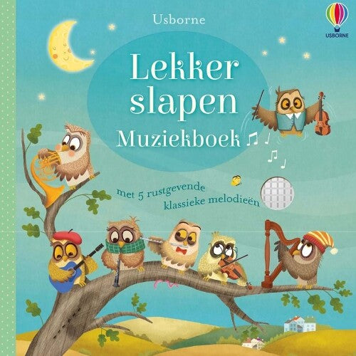 Uitgeverij usborne muziekboek lekker slapen