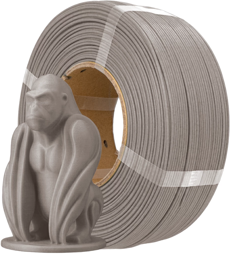 AzureFilm  Refill LumberLay Grey Oak, 1,75 mm / 750 g    PLA Filament mit recyceltem Holz in Grey Oak