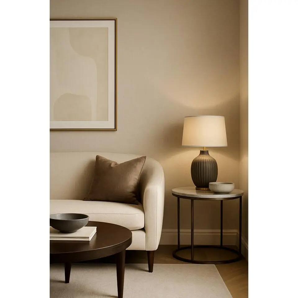 Dutch Wallcoverings Vliesbehang Linen & Textures uni - beige - 10,05m x 53cm