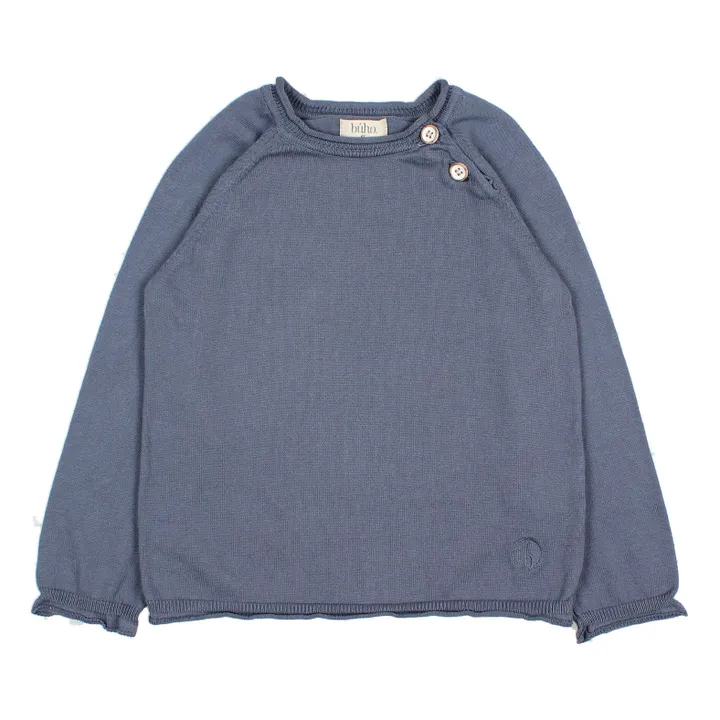 Búho Pull Coton Bio | Bleu marine