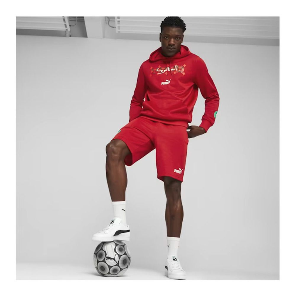 Puma FRMF FTBCULTURE - Short Homme tango red