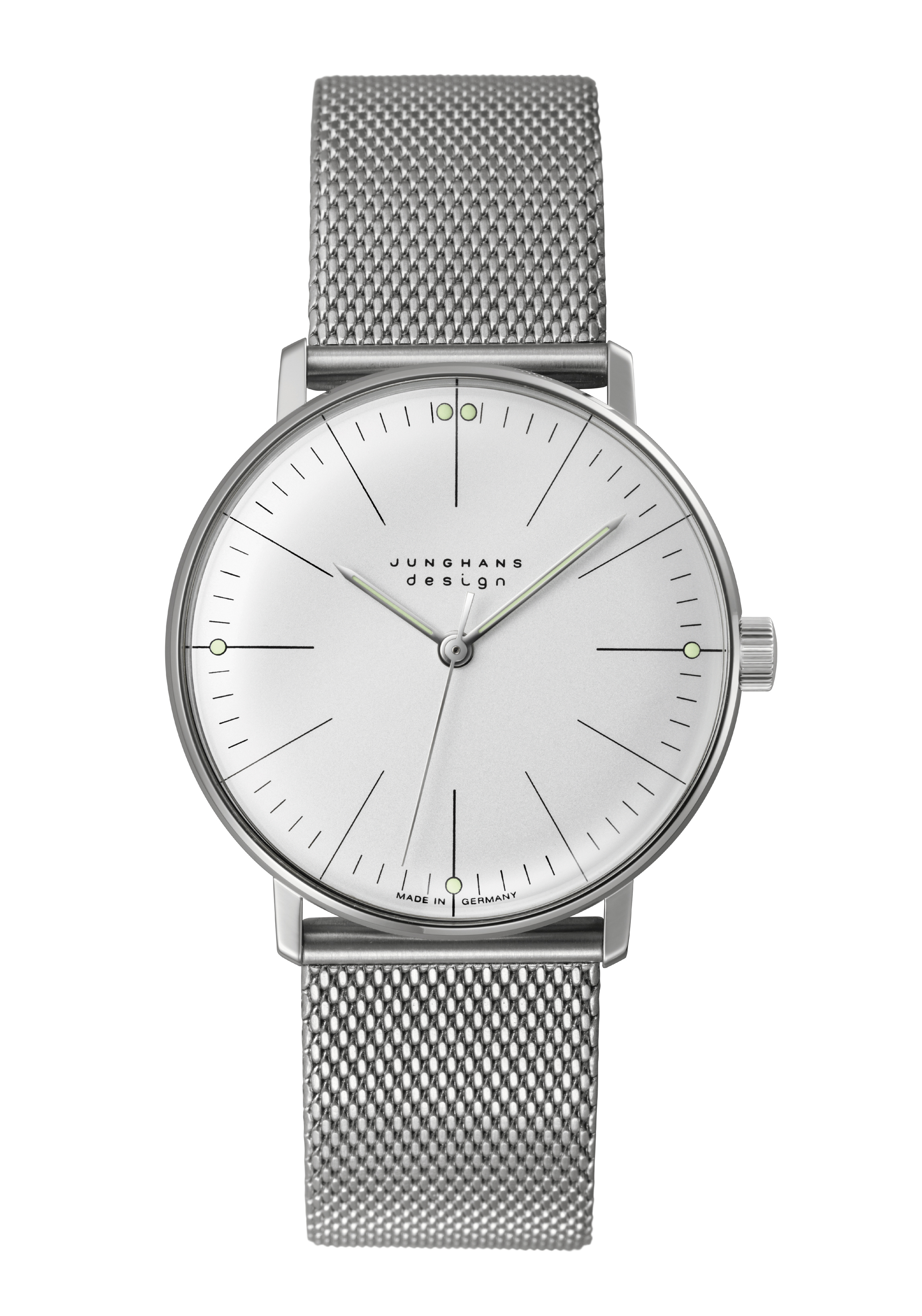Junghans max bill Handaufzug Silber 27/3004.46